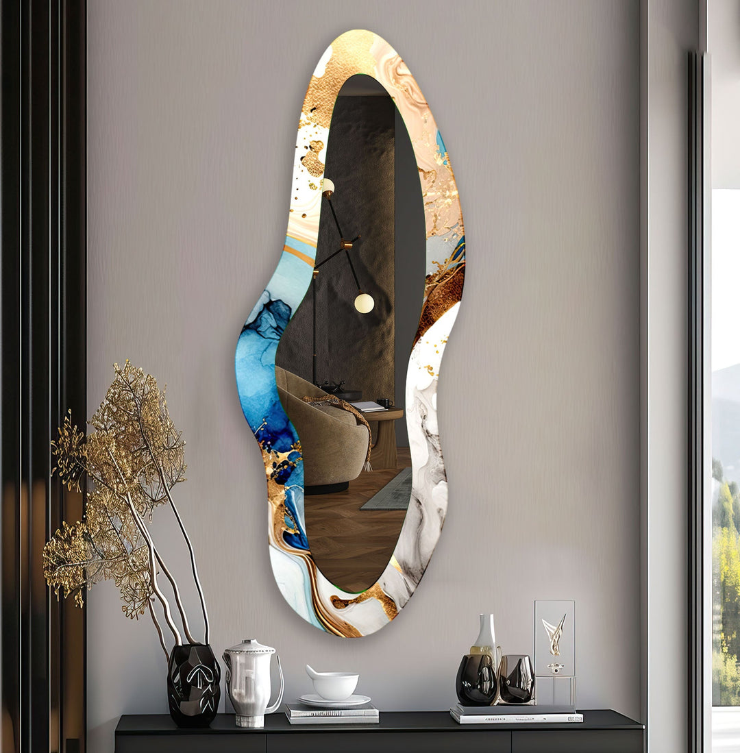 Stylish wall mirrors designed with sleek frames to elevate the aesthetic of any room
