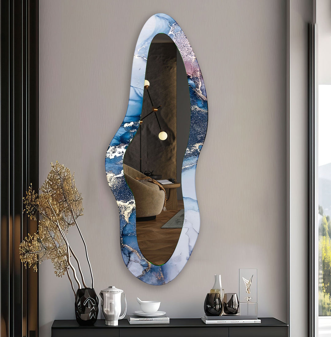 Mirror wall decor with bold designs that serve as a stunning focal point in any room
