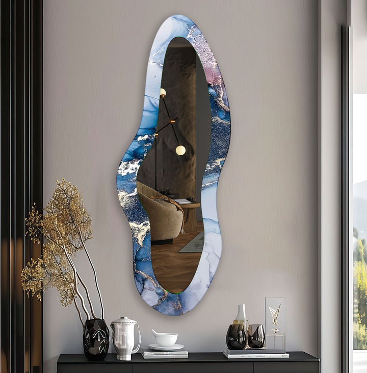 Mirror wall decor with bold designs that serve as a stunning focal point in any room
