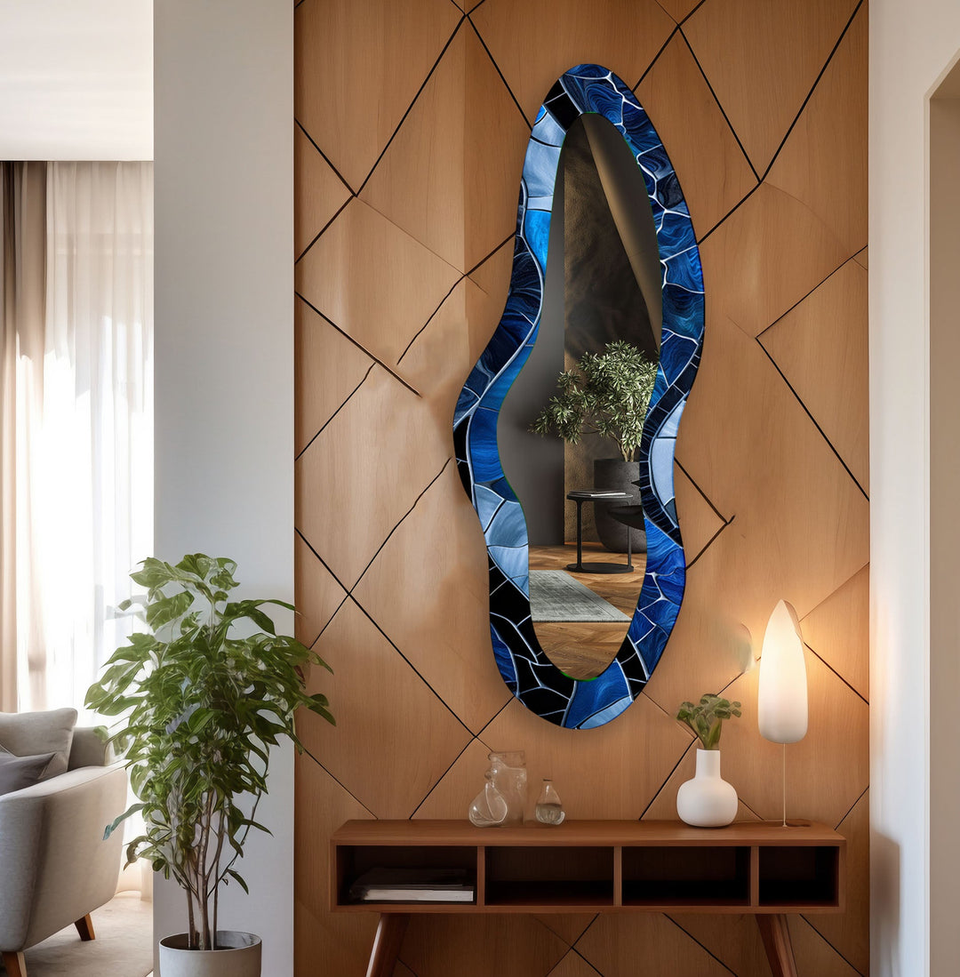 Mirrored wall art showcasing creative shapes and patterns to elevate your wall decor

