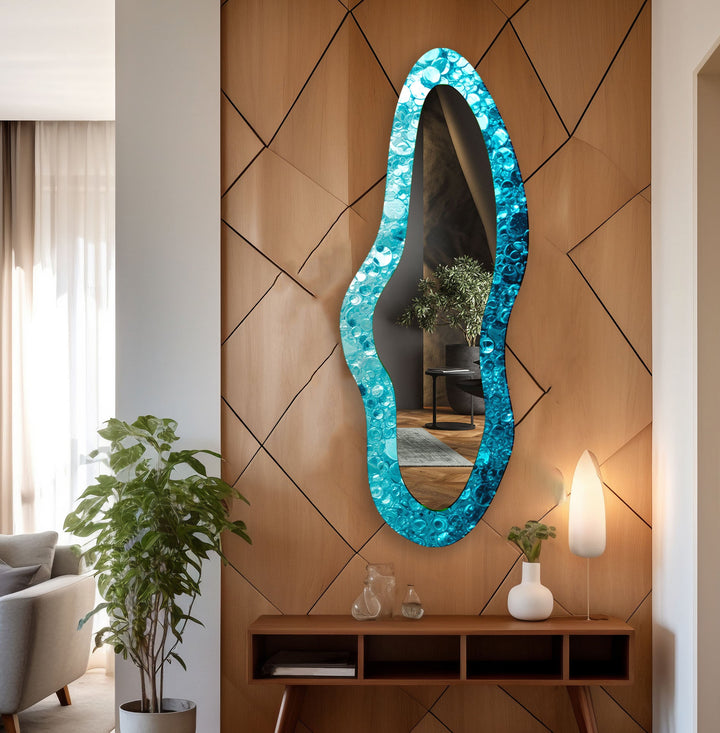 Mirrored wall art with stylish and artistic elements for a bold decor statement
