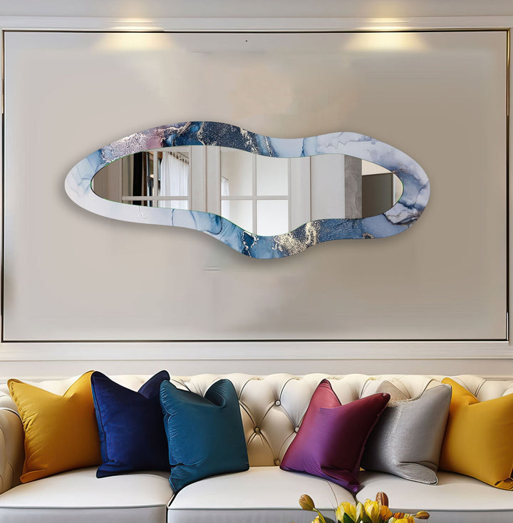 Mirrored wall art showcasing creative shapes and patterns to elevate your wall decor
