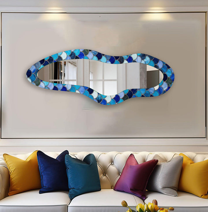 Decorative wall mirror blending timeless charm with contemporary style for versatile decor
