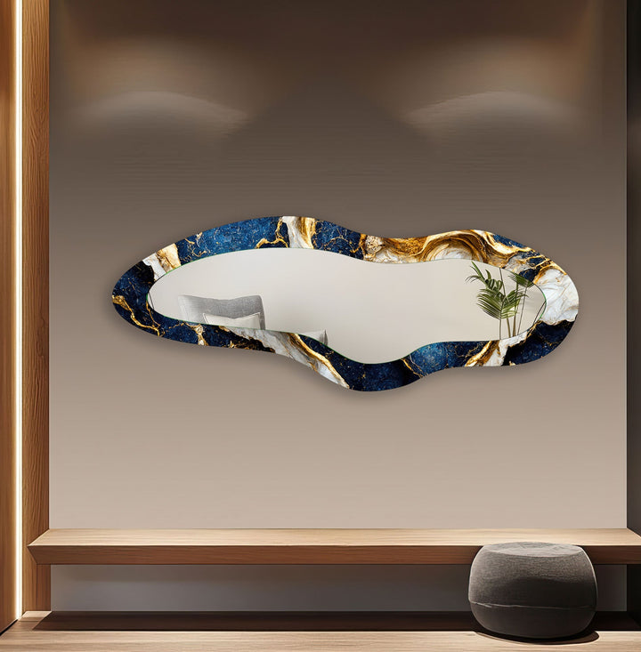 Decorative wall mirror with a minimalist frame to complement both modern and classic interiors
