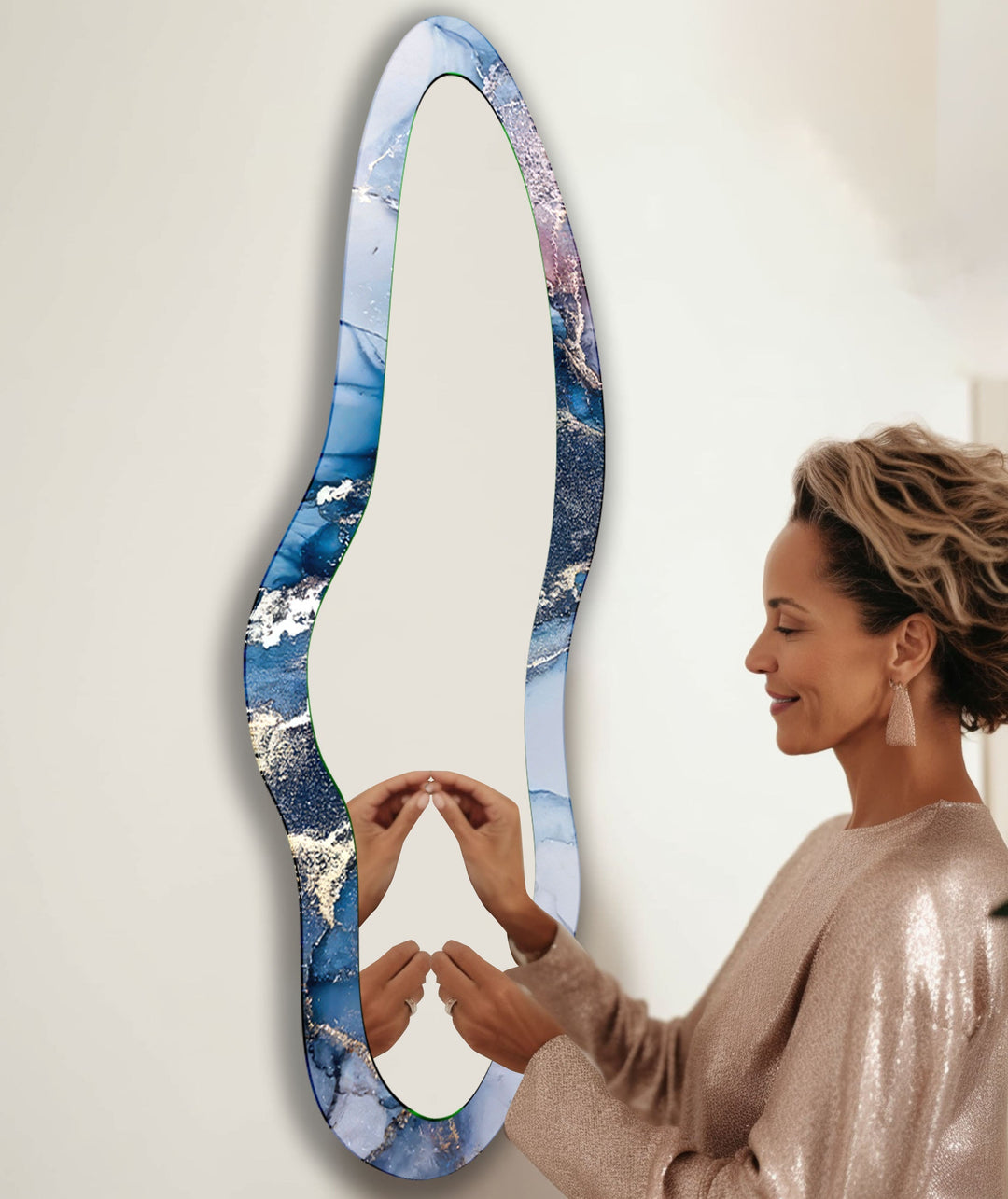 Stylish wall mirrors crafted with clean lines to complement modern interiors
