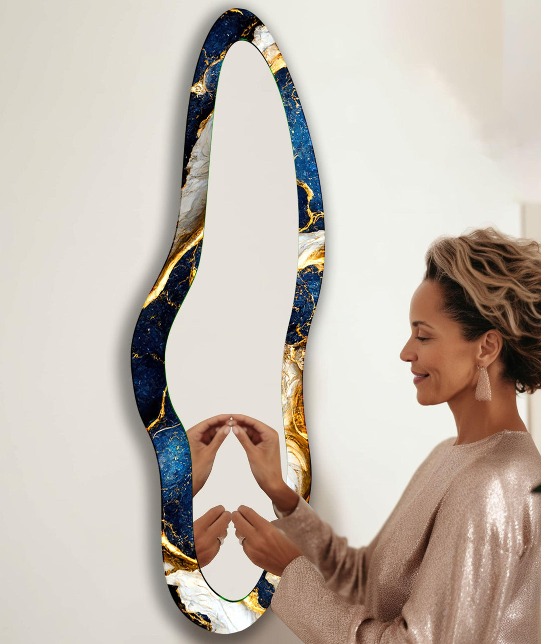 Stylish wall mirrors designed with sleek frames to elevate the aesthetic of any room
