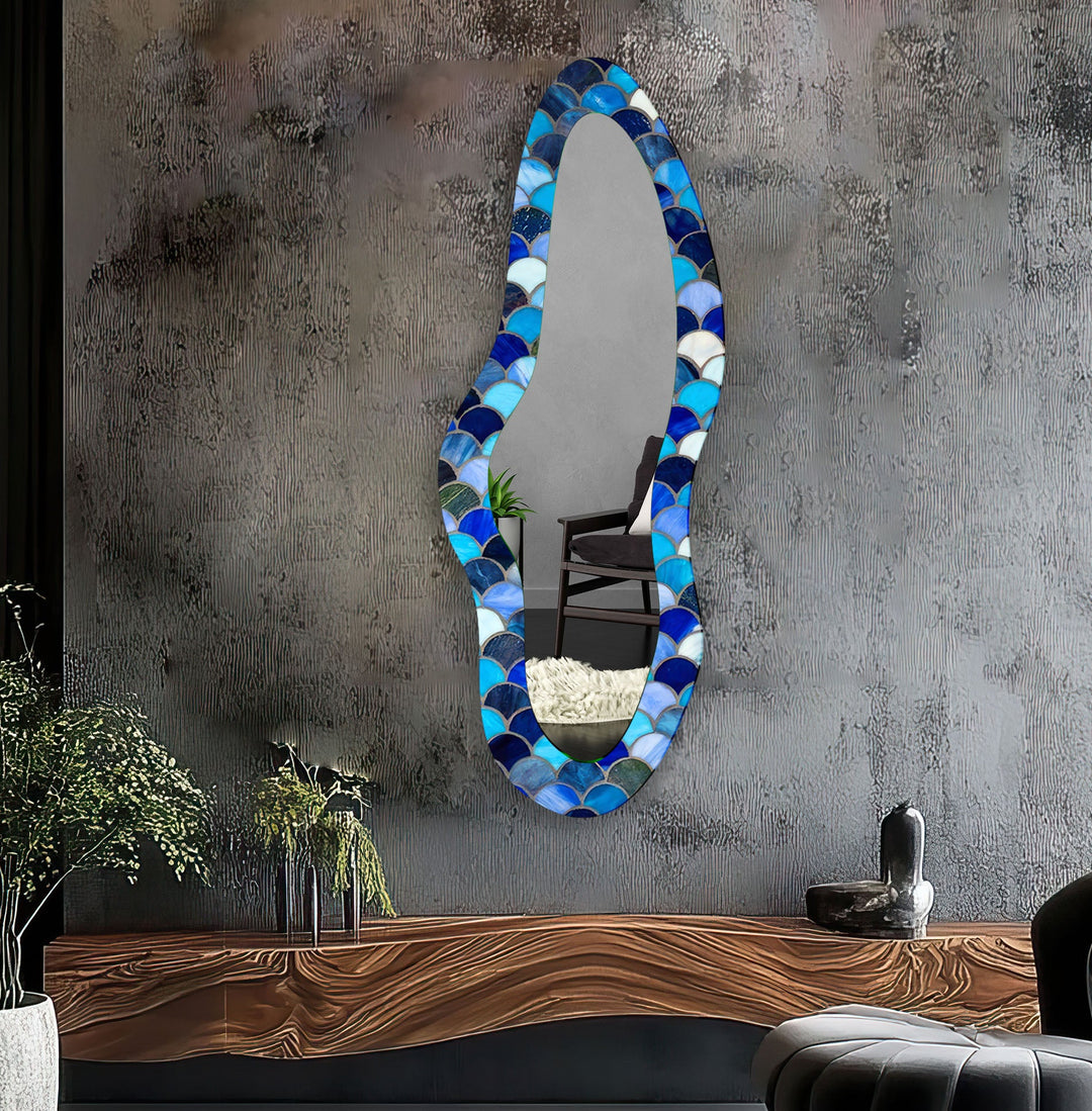 Mirrored wall art showcasing creative shapes and patterns to elevate your wall decor

