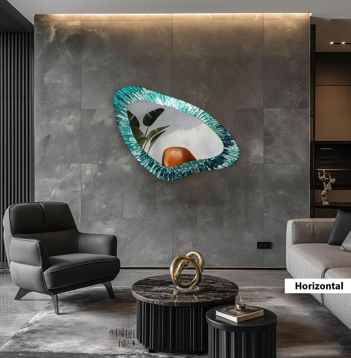 Decorative wall mirror blending timeless charm with contemporary style for versatile decor
