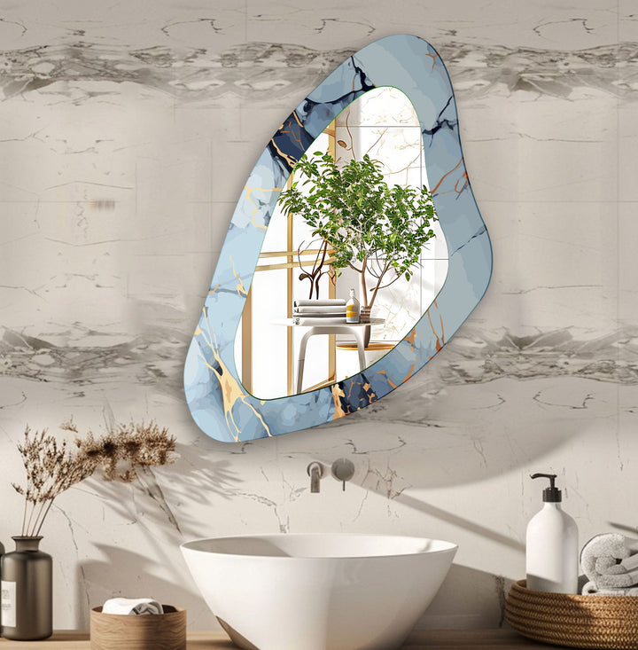 Stylish wall mirrors with bold and sleek frames to elevate the decor of any room

