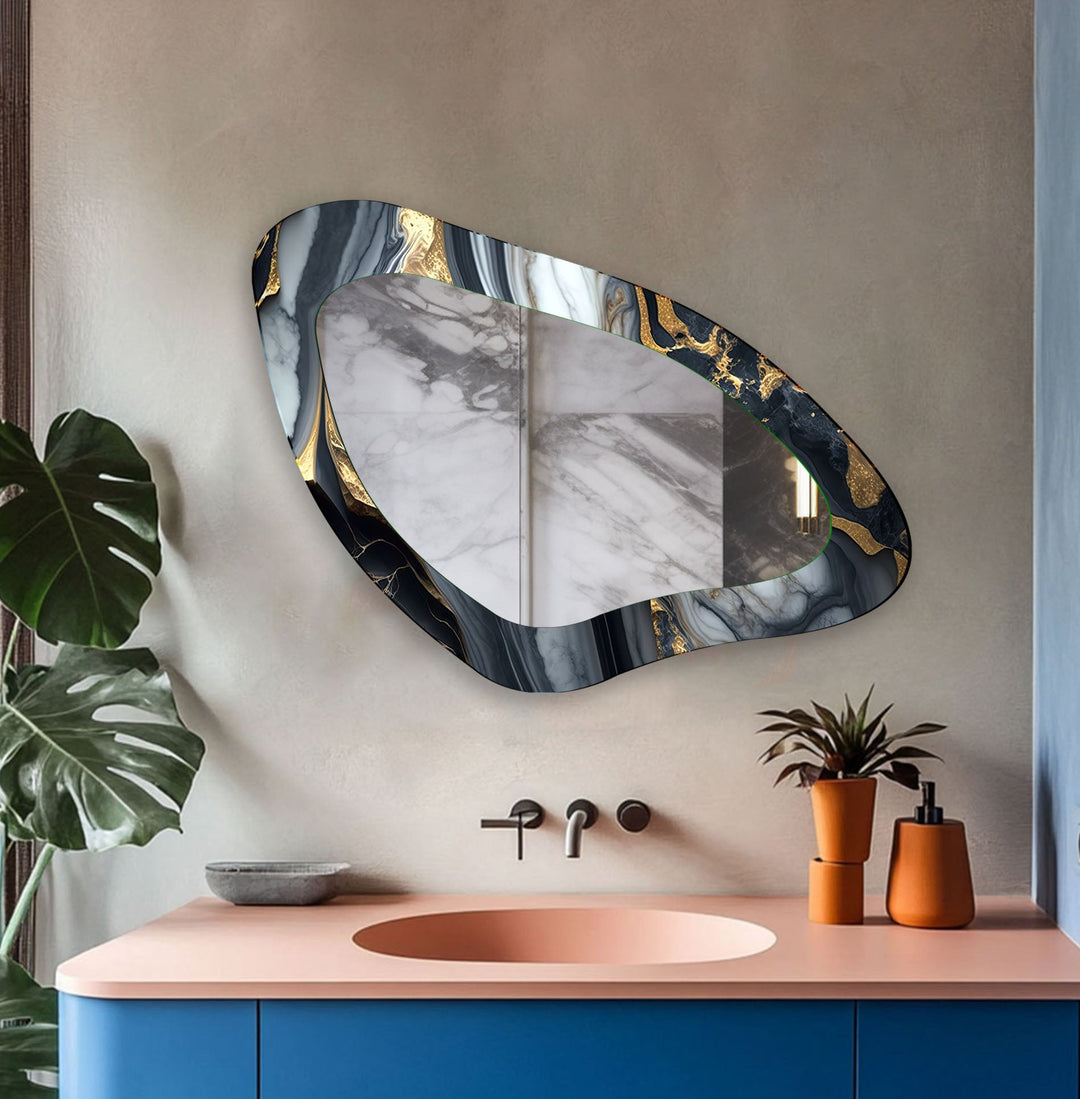 Wall mirrors featuring intricate designs to add depth and light to your living space
