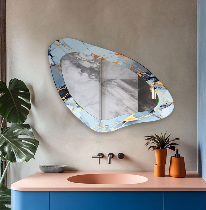 Mirror wall art showcasing intricate designs that enhance the sophistication of your walls

