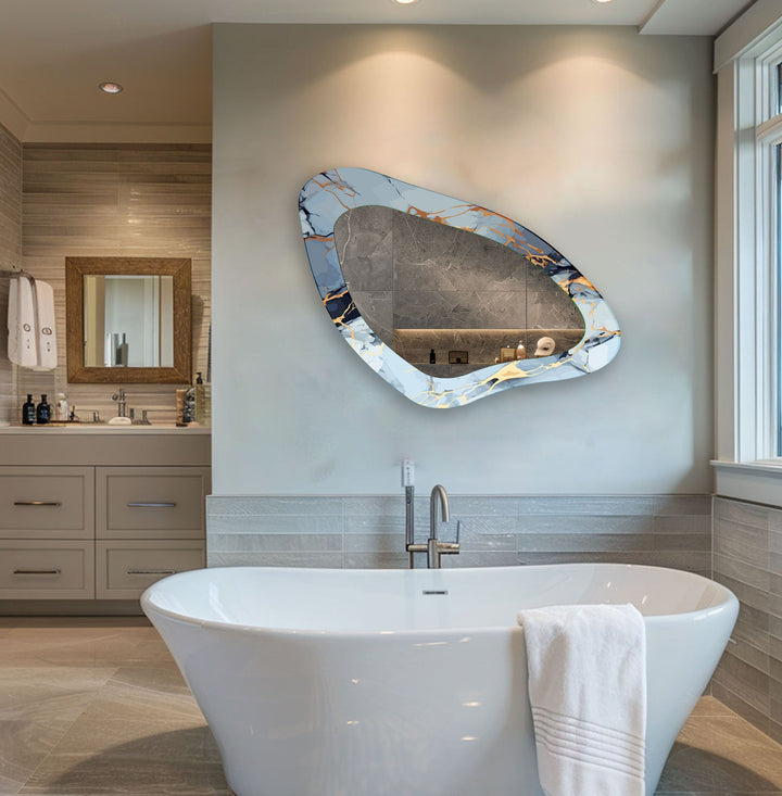 Mirrored wall art offering a creative and reflective statement for contemporary interiors
