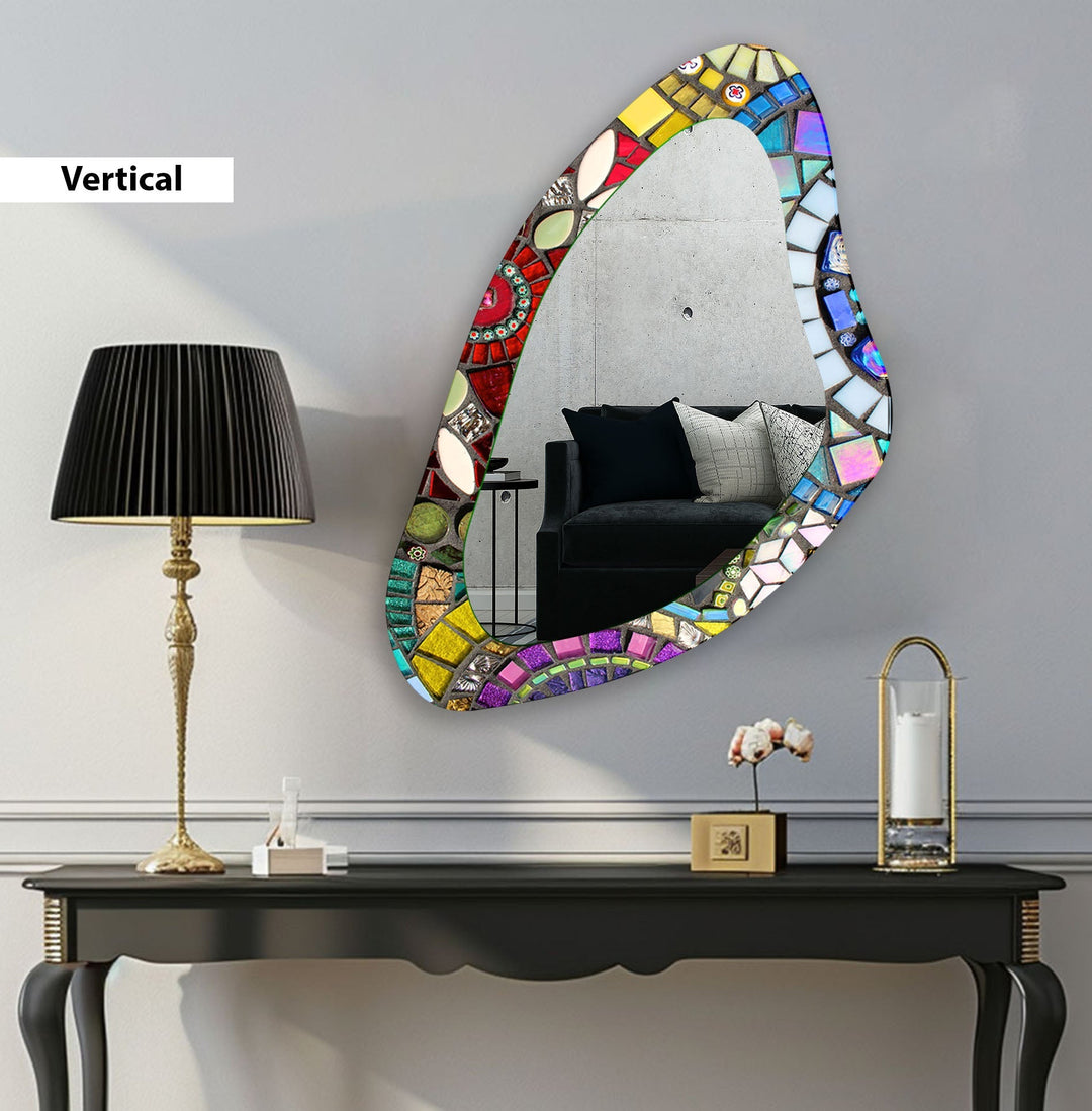 Mirror wall art blending contemporary elegance with artistic flair to enhance your walls
