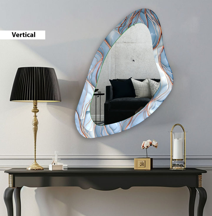Wall mirrors featuring intricate designs to add depth and light to your living space
