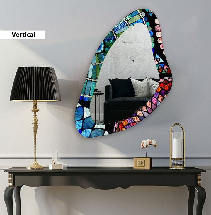 Decorative wall mirror with a minimalist frame to complement both modern and classic interiors
