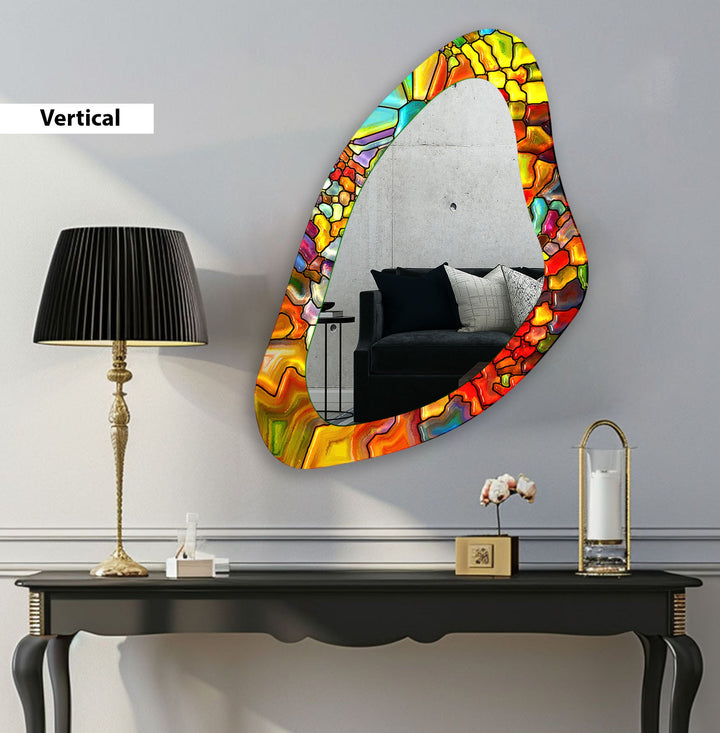 Decorative wall mirror featuring elegant details to enhance your home’s ambiance
