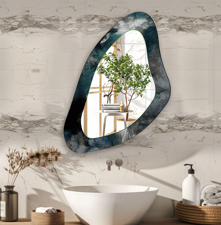 Decorative wall mirror with an ornate frame to add a touch of luxury to your decor

