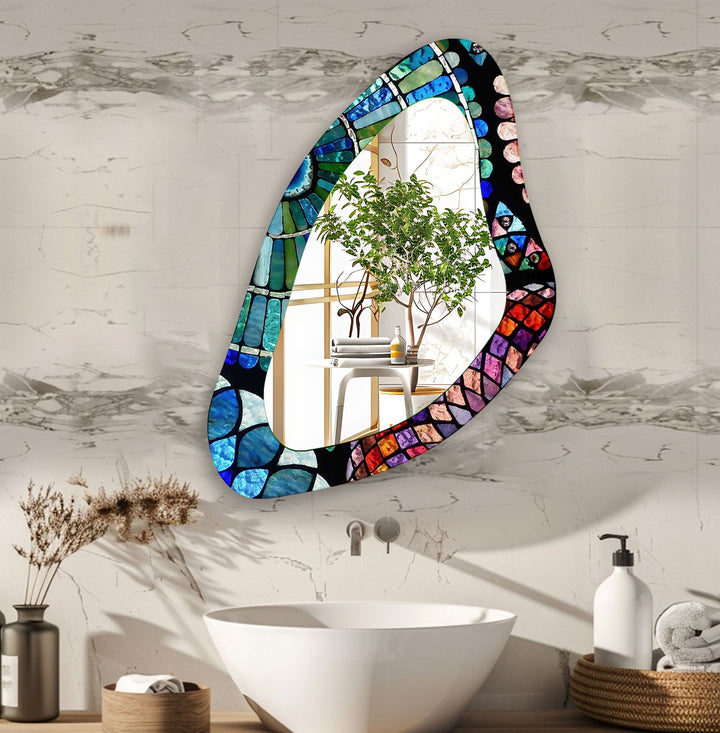 Wall mirrors featuring intricate patterns for a decorative piece that transforms your space
