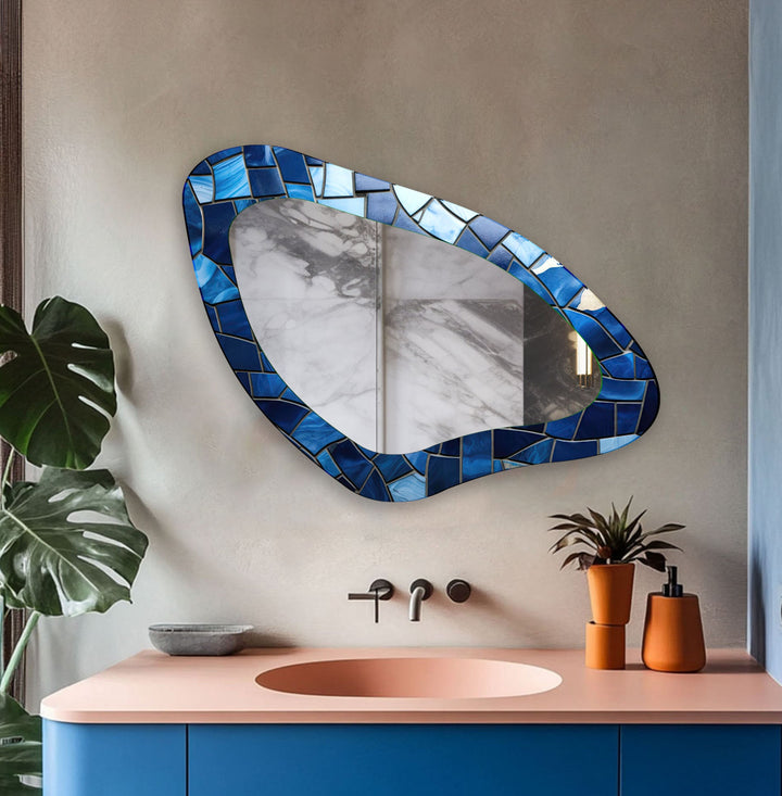 Mirror wall decor with bold designs that serve as a stunning focal point in any room