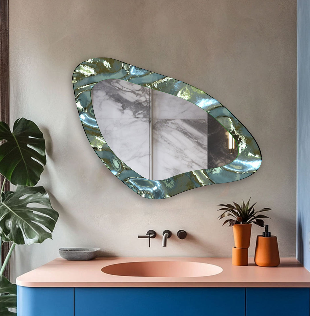 Stylish wall mirrors featuring sleek and modern frames for a sophisticated look