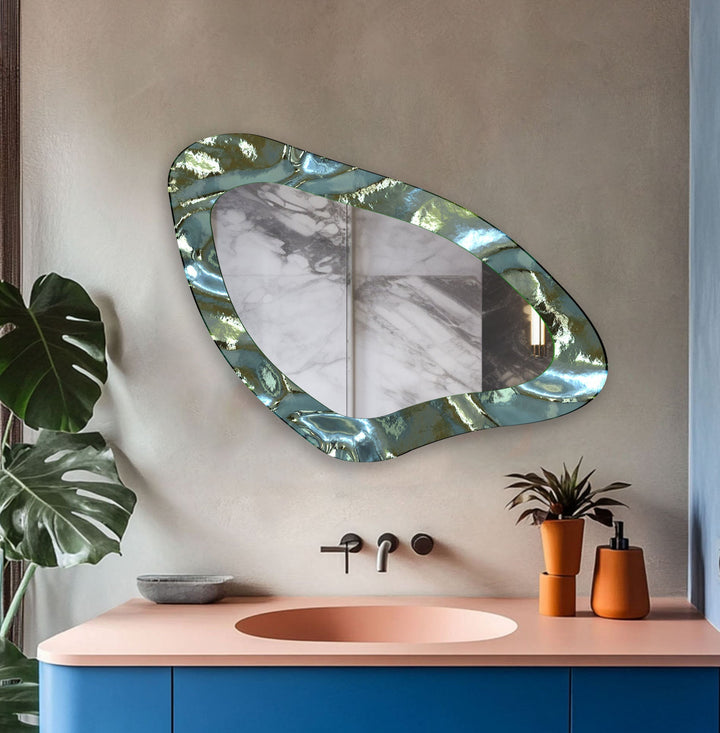 Stylish wall mirrors featuring sleek and modern frames for a sophisticated look