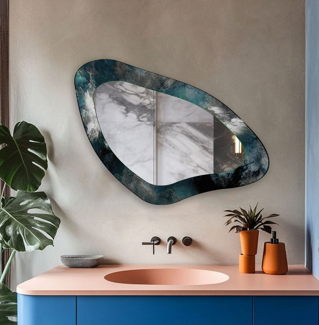 Stylish wall mirrors designed to reflect light and create depth in any room

