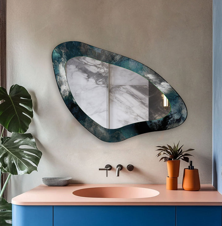 Stylish wall mirrors designed to reflect light and create depth in any room
