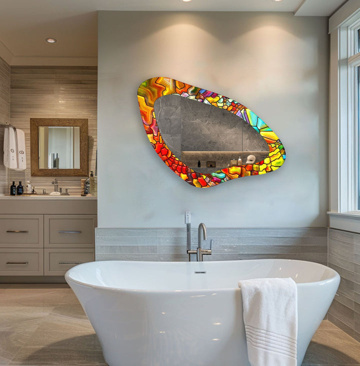 Stylish wall mirrors designed to reflect light and create depth in any room
