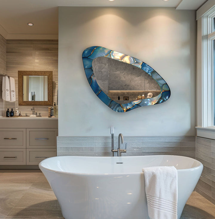 Mirror wall art blending contemporary elegance with artistic flair to enhance your walls
