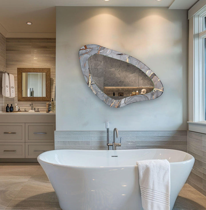 Stylish wall mirrors with bold and sleek frames to elevate the decor of any room

