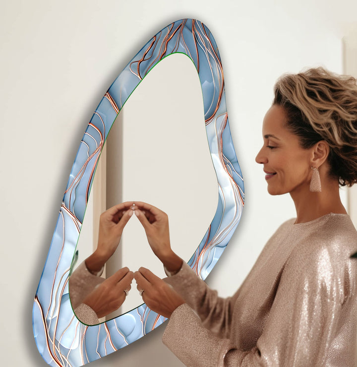 Wall mirrors featuring sleek lines and creative frames to bring modern charm to your decor
