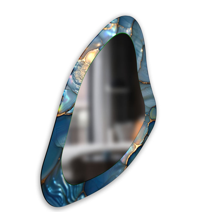 Mirrored wall art with stylish and artistic elements for a bold decor statement
