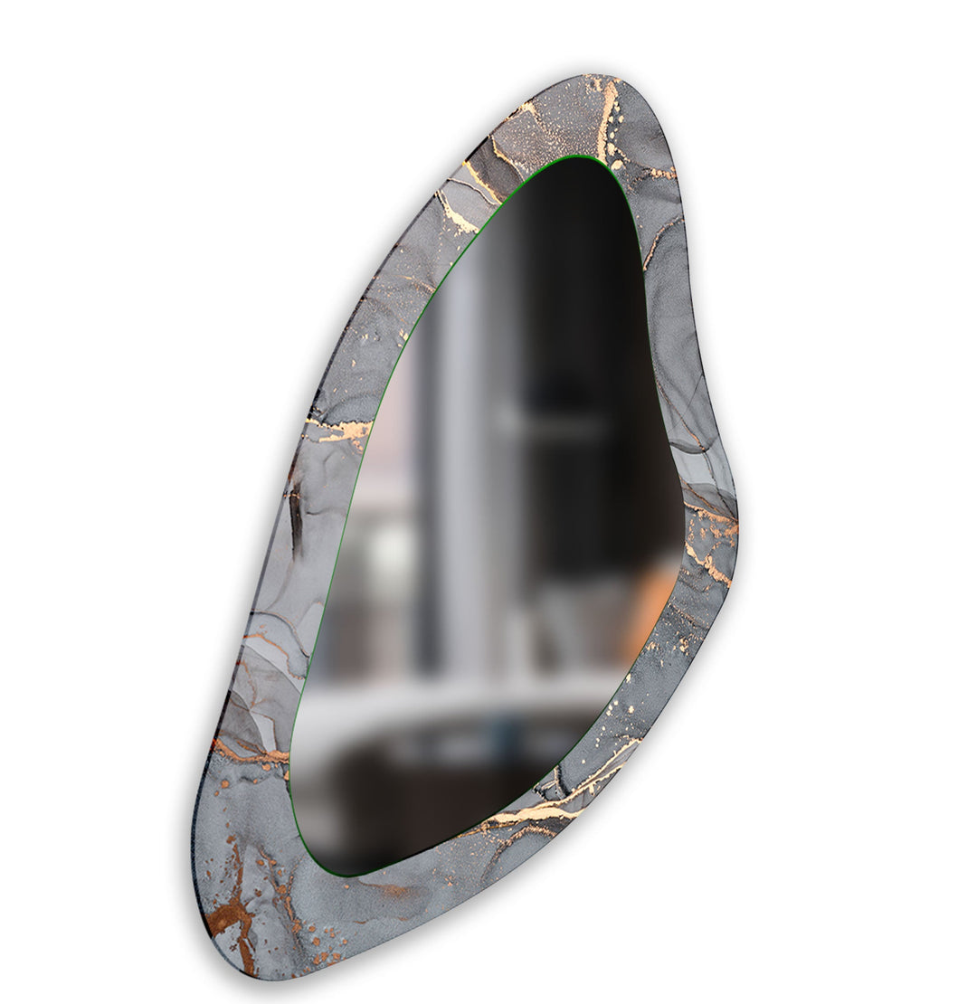 Wall mirrors with artistic frames that serve as both functional and decorative pieces