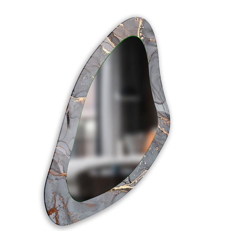 Wall mirrors with artistic frames that serve as both functional and decorative pieces