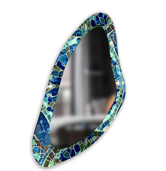 Wall mirrors with sleek frames and reflective surfaces for a modern and minimalistic look
