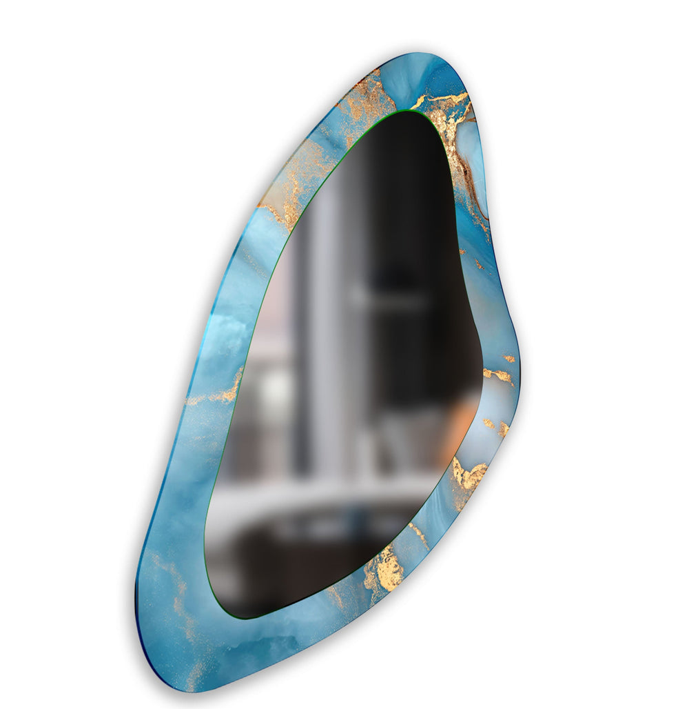 Mirror wall art featuring unique designs that blend functionality with artistic elegance
