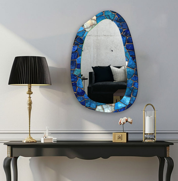 Mosaik-Marmor-Badezimmer-Glas-Wandspiegel
