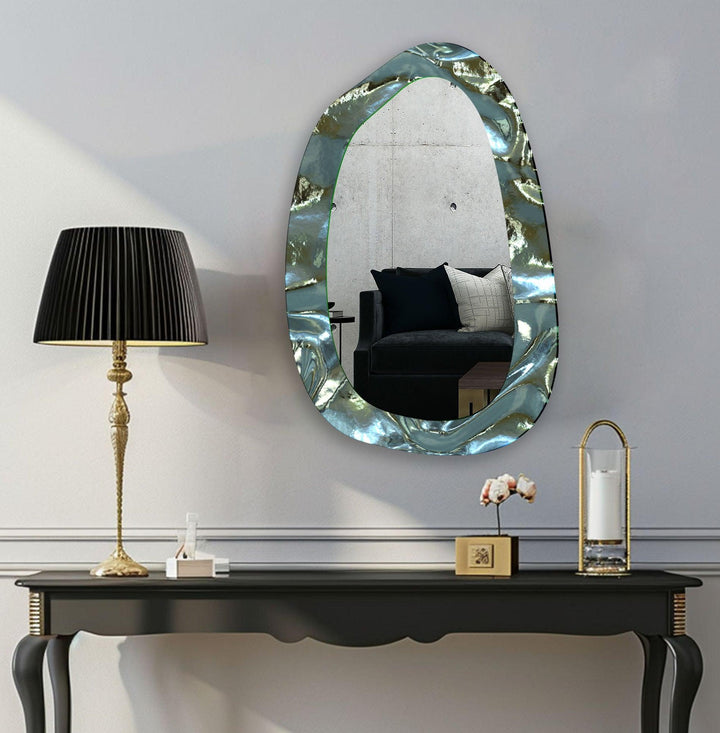 Decorative wall mirror showcasing minimalist elegance for a timeless addition to any room
