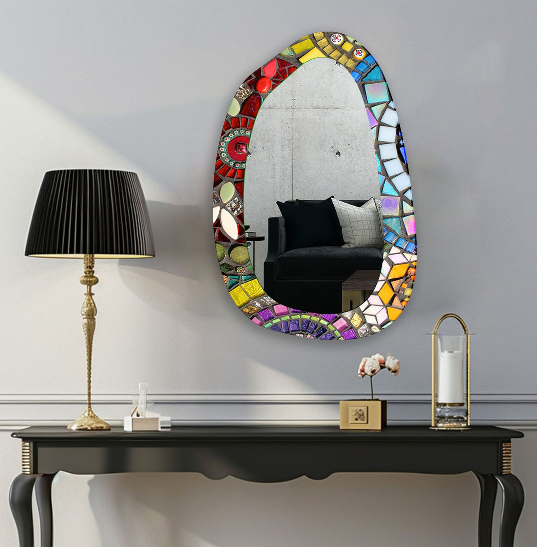 Decorative wall mirror featuring elegant details to enhance your home’s ambiance
