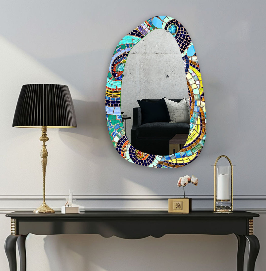 Decorative wall mirror perfect for adding a touch of modern elegance to your home
