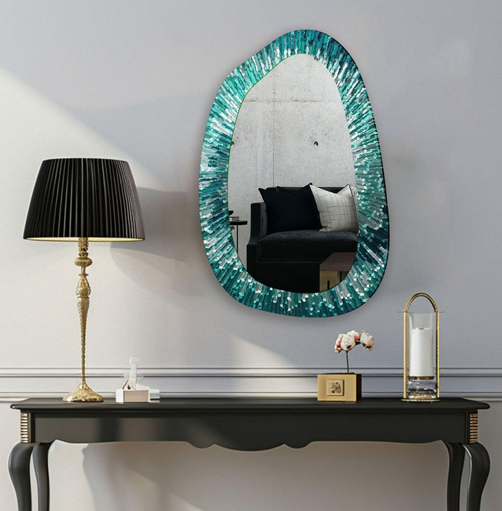 Stylish wall mirrors with bold and sleek frames to elevate the decor of any room
