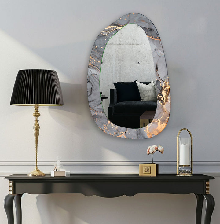Decorative wall mirror perfect for adding a touch of modern elegance to your home
