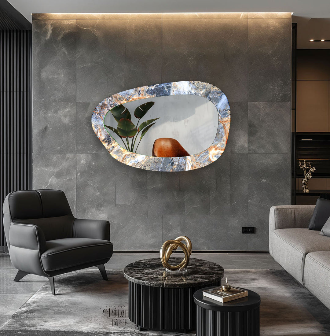 Mirror wall decor with creative frames and reflective details to elevate your home interior
