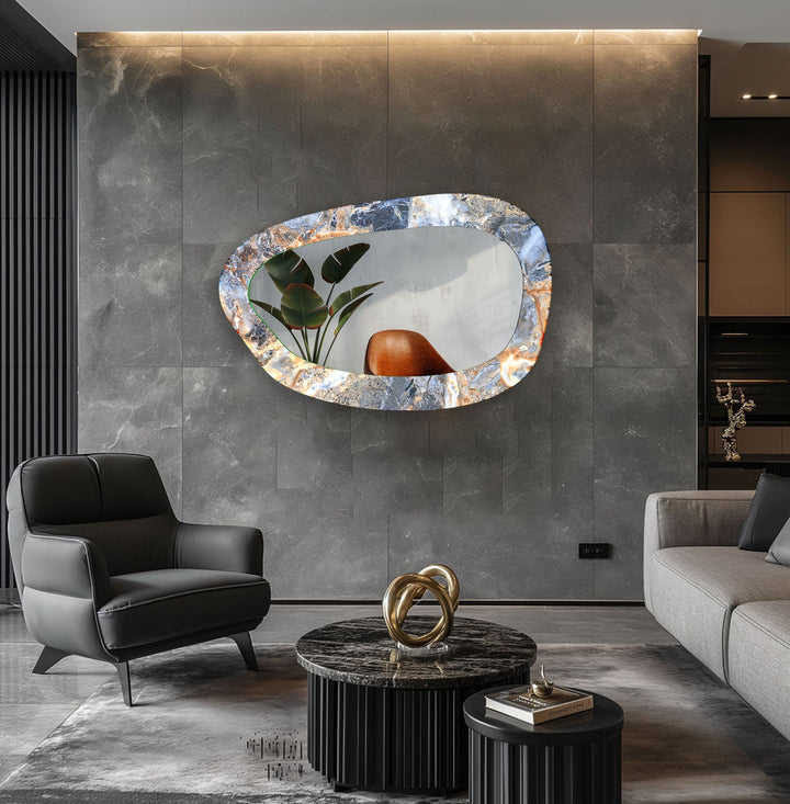 Mirror wall decor with creative frames and reflective details to elevate your home interior
