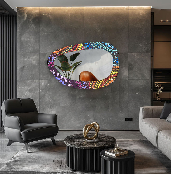 Wall mirrors with sleek frames and reflective surfaces for a modern and minimalistic look
