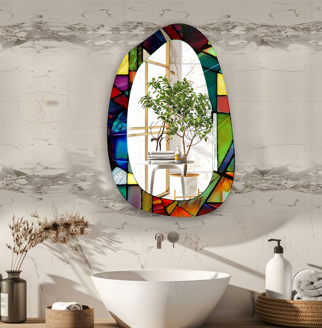 Decorative wall mirror blending timeless charm with contemporary style for versatile decor
