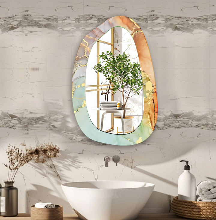 Decorative wall mirror with a minimalist frame to complement both modern and classic interiors
