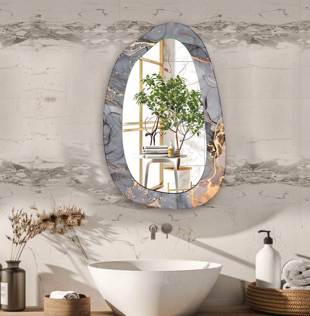 Stylish wall mirrors with bold and sleek frames to elevate the decor of any room
