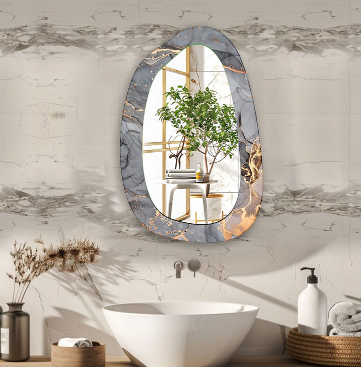 Stylish wall mirrors with bold and sleek frames to elevate the decor of any room
