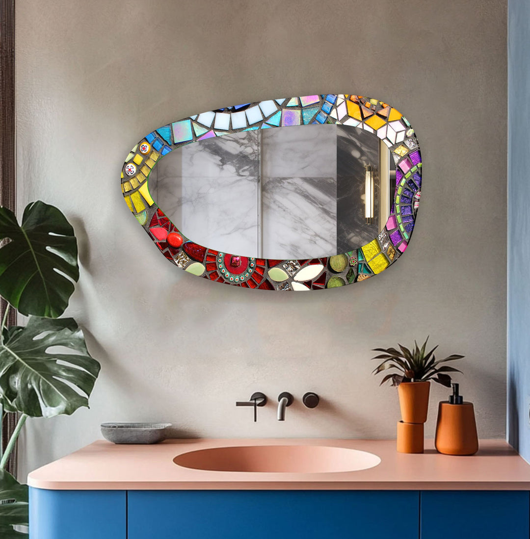 Stylish wall mirrors designed to reflect light and create depth in any room
